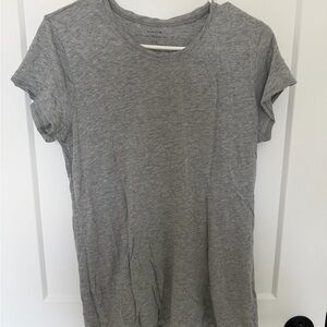 Vince Heather Gray Short Sleeve Tee